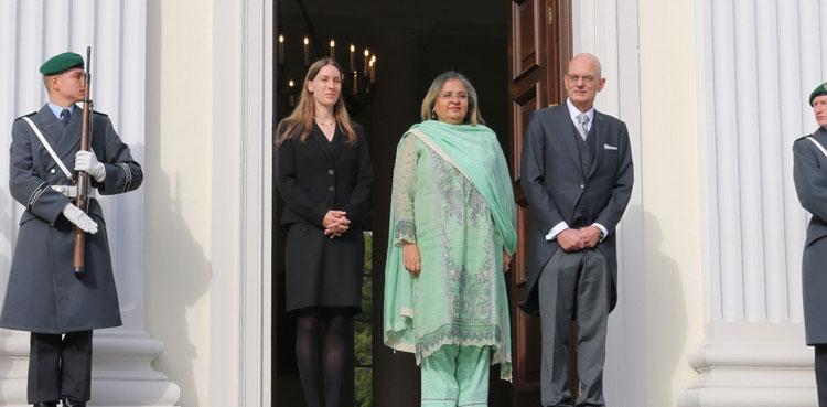 Saqlain Sayedah assumes charge as Pakistan's envoy to Germany