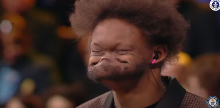 Instagram star gurning record, gurning world record, Jovante Carter world record, Guinness World Record