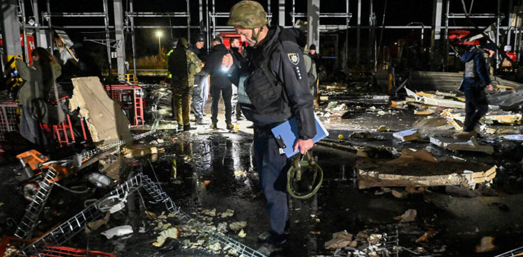 Ukraine mail depot attack, Russian strike