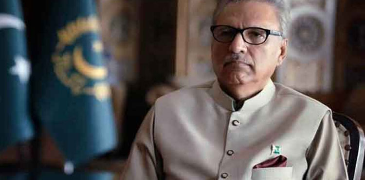 President Alvi, Israel, Palestinians