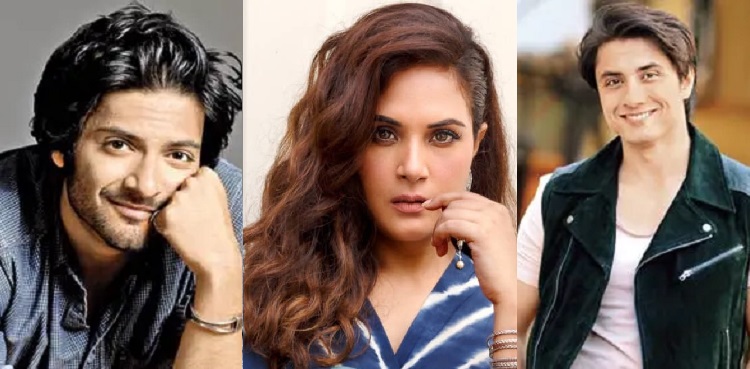 richa chadha, ali fazal, ali zafar, confusion