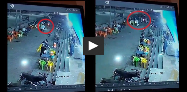 WATCH, Bandits, loot mobile, cash, citizens, Karachi hotel