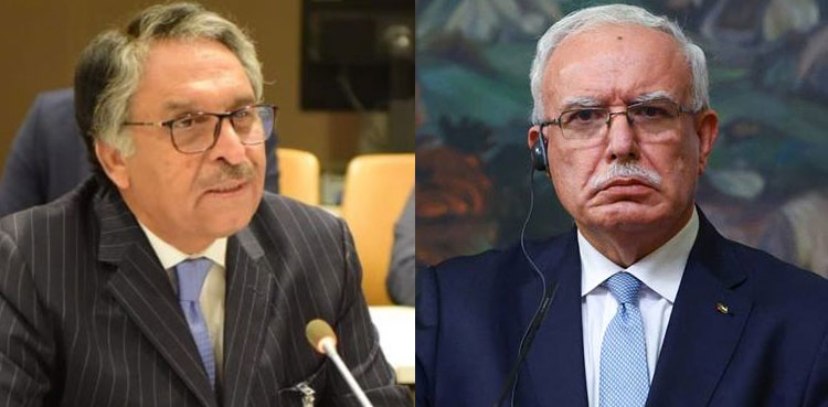 FM Jalil Abbas Jilani, Riyad Al Malki, Israel-Palestine conflict, Gaza escalation