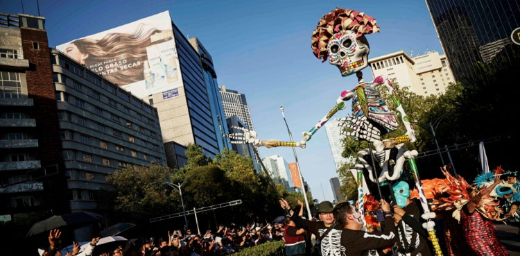 Day of the Dead parade, Mexico City