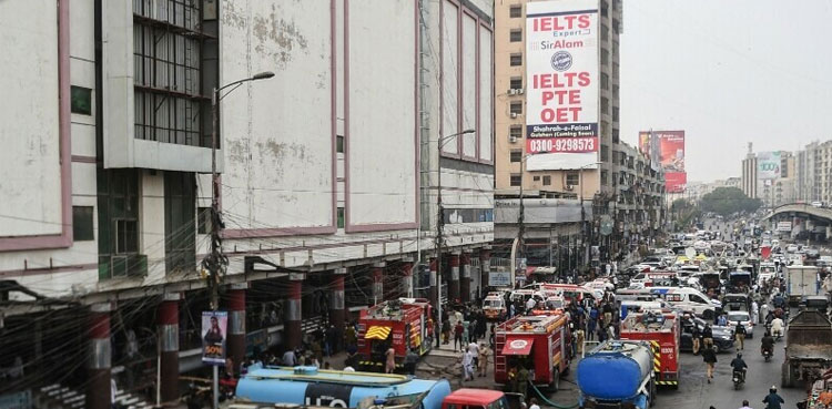 RJ mall fire, Murtaza Wahab, safety audit, Karachi buildings, RJ shopping mall