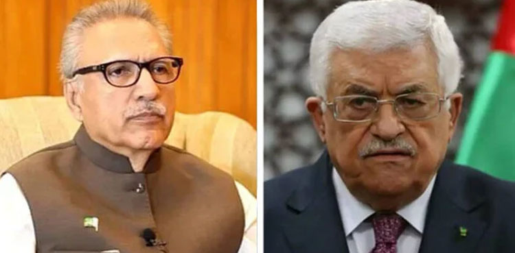 Arif Alvi, President Alvi, Israel Gaza, Palestinian president, Mahmoud Abbas