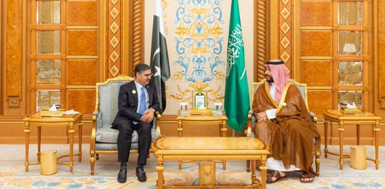 PM Kakar, Saudi Crown Prince, Israel, Palestinians
