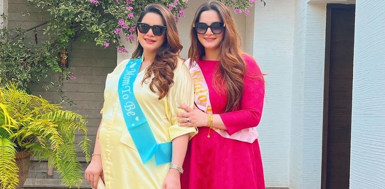 aiman khan, minal khan, baby boy, viral pictures
