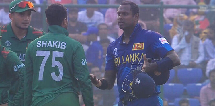 Angelo Mathews MCC time-out Sri Lanka Bangladesh Shakib