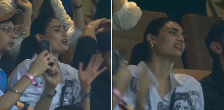 athiya shetty, ind vs sl, cwc 2023, cricket world cup, viral, shreyas iyer