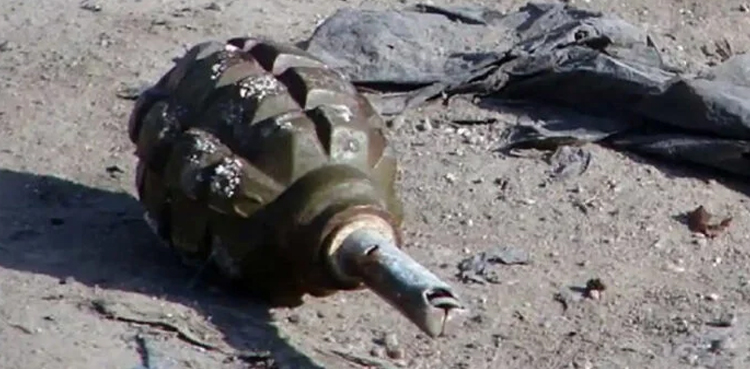 Grenade attack, police van grenade attack, Naseerabad grenade attack