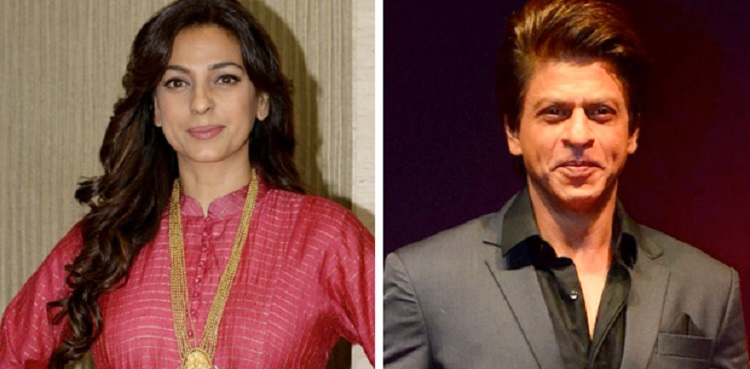 juhi chawla, shahrukh khan, birthday, gift
