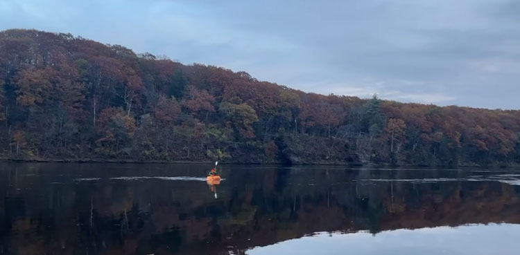 Pumpkin boat paddling, world record, Dave Rothstein, Guinness World Record