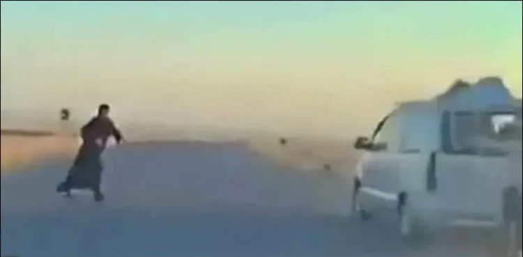 Saudi girl, Viral video, Escape death
