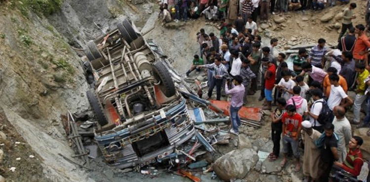 Student killed, van fell into ditch, Shahdara