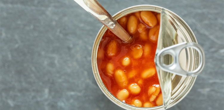Baked beans, safety concerns, rubber balls,