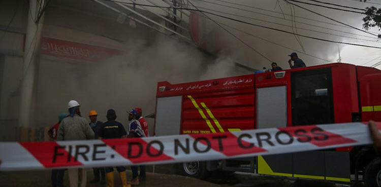 Karachi Port Qasim, factory caught fire, powerful boiler explosion
