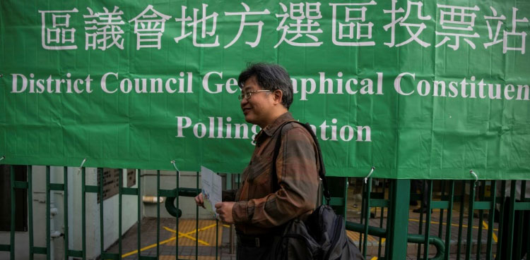 Hong Kong holds first 'patriots only' local elections