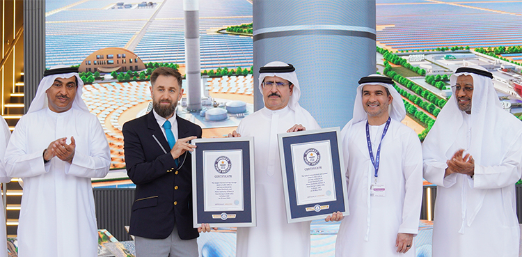 Mohammed Bin Rashid-al-maktoum solar park records