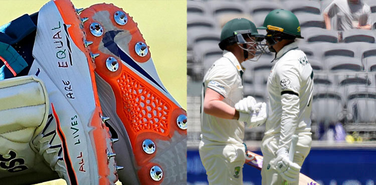 Usman Khawaja wears black armband in muted Gaza protest