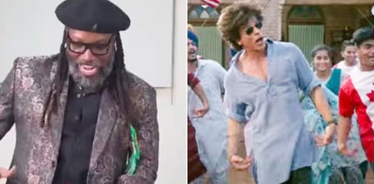 lutt putt gaya, dunki, chris gayle, west indies, cricket, bollywood, chris gayle dance,
