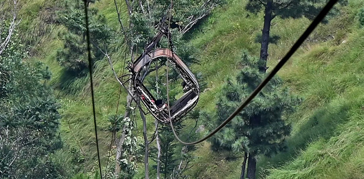 Man falls into river, chairlift rope snaps, KPK