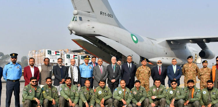 Pakistan dispatches fourth aid consignment for Gaza