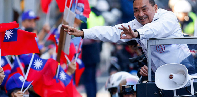 Taiwan parties rally on eve of pivotal election