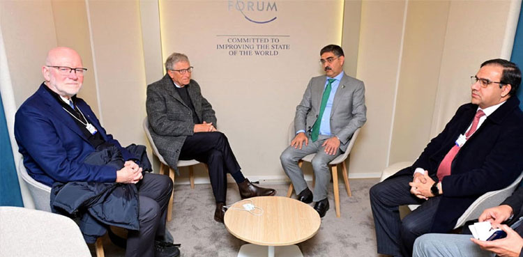 World Economic Forum, PM Kakar, Bill Gates