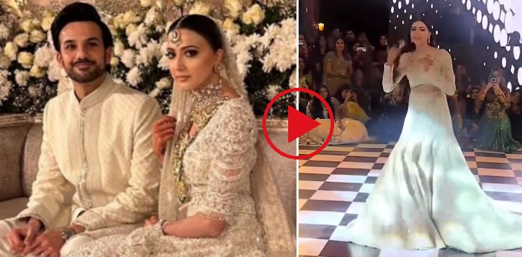 aymen saleem, kamran malik, mehendi night, dance video, viral