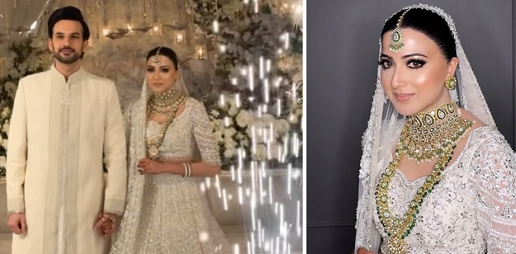 aymen saleem, wedding, viral pictures, manish malhotra dress