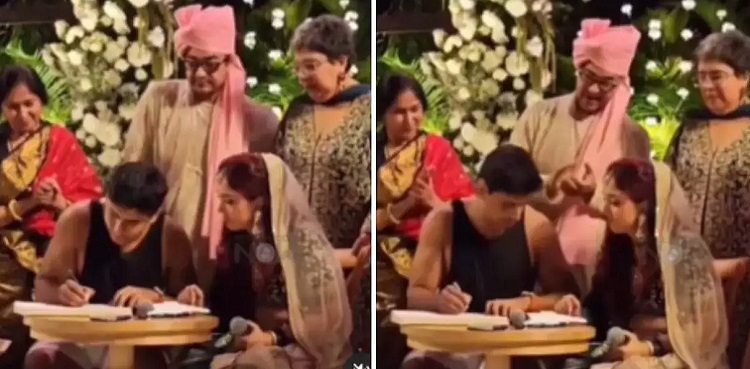 ira khan, nupur shikhare, wedding, viral video