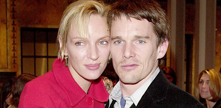 uma thurman, ethan hawke, hollywood, uma thurman and ethan hawke, ethan hawke and uma thurman, uma thurman divorce, ethan hawke divorce,