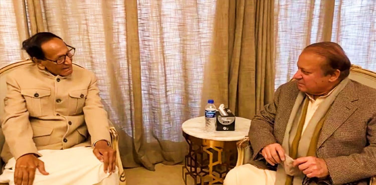 PML-N, PML-Q, Chaudhry Shujaat, Nawaz Sharif, PML-N PML-Q meeting