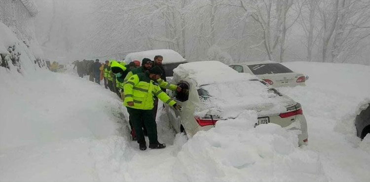Snowfall, winter season