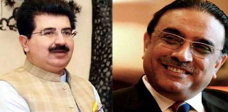Sadiq Sanjrani, Asif Ali Zardari, Zardari Sanjrani