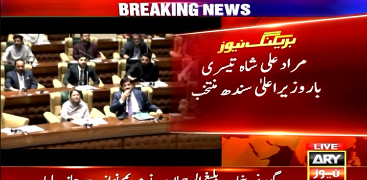 Murad Ali Shah, Sindh CM, PPP