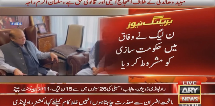 PML-N, Election 2024, Government formation