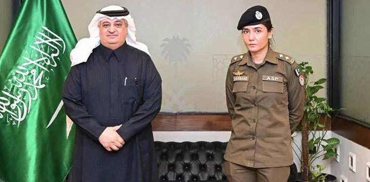 Saudi Arabia invites ASP Shehrbano for royal visit
