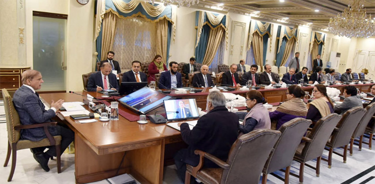 Cabinet session, constitutional amendment approved, Shehbaz Sharif