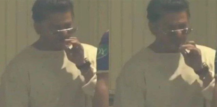 Shahrukh Khan, caught, smoking cigarette, IPL 2024 game