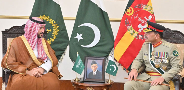COAS Asim Munir, Saudi Defense Minister