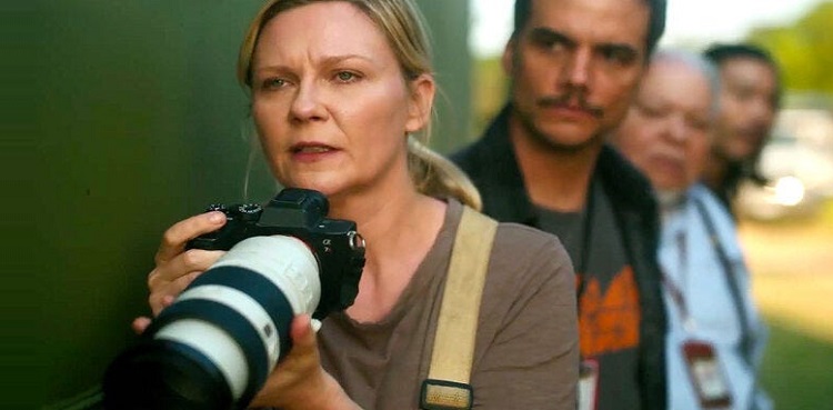 civil war, movie, alex garland, kirsten dunst