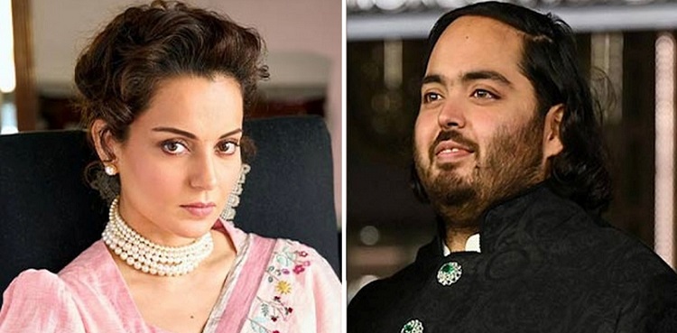 kangana ranaut, anant ambani radhika merchant pre-wedding