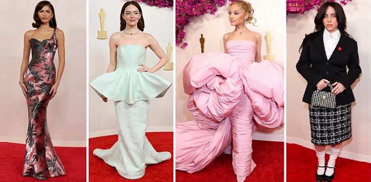 oscars 2024, red carpet, fashion