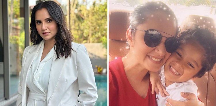 sania mirza, izhaan mirza malik, viral pictures