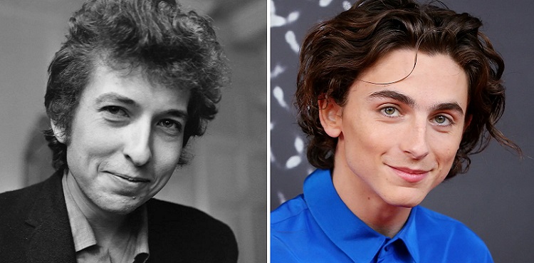 timothee chalamet, bob dylan, biopic