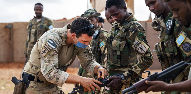 Somalia, US-trained commandos, Commandos detained, ration theft