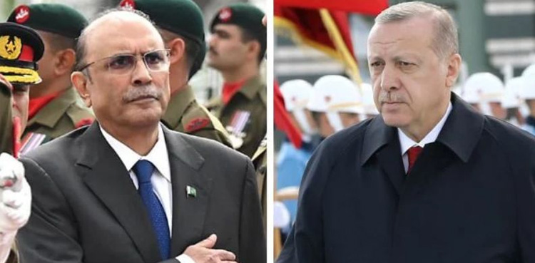 Asif Ali Zardari, Recep Tayyip Erdogan, meeting