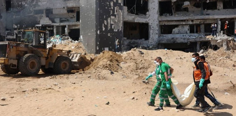 'Unbearable': Gaza families try to identify Al-Shifa dead